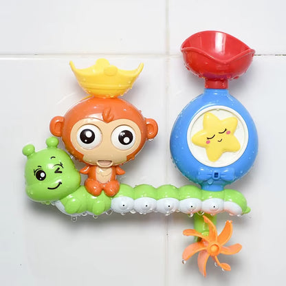 Baby Cartoon Monkey Classic Shower Bath Toy Animal Sprinkle Bathroom Swimming Bathing Shower Educational Toys for Kid Gift