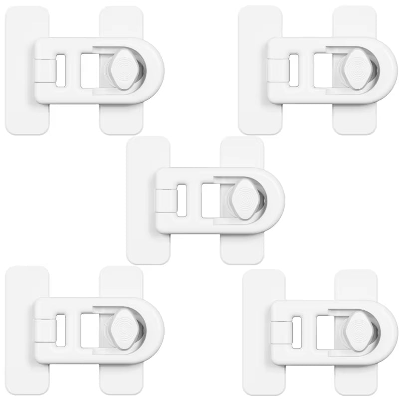 Child Safety Fridge Door Lock No Drill No Screw Childproof Refrigerator Lock Baby Safety Protection Locks for Cupboard Microwave