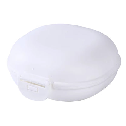Color Soap Dish Box Case Holder Container Wash Shower Home Bathroom Sealed Soap Case round Travel Supplies Portable