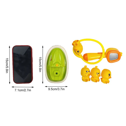 Baby Shower Bathroom Water Playing Little Yellow Duck Flower Shower Divine Device Water Spray Water Playing Toy