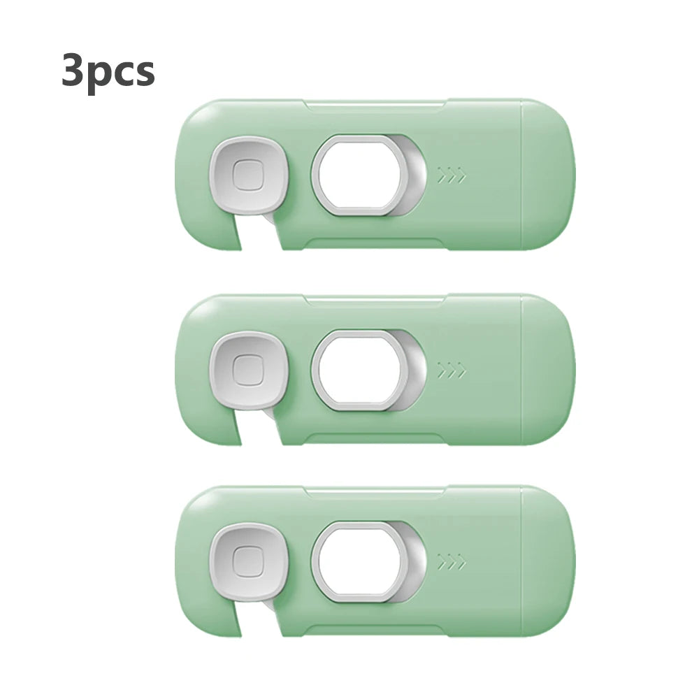 1/2/3/5Pcs Child Safety Cabinet Lock Security Protection Home Refrigerator Safety Buckle Baby Anti-Pinch Hand Drawer Door Locks