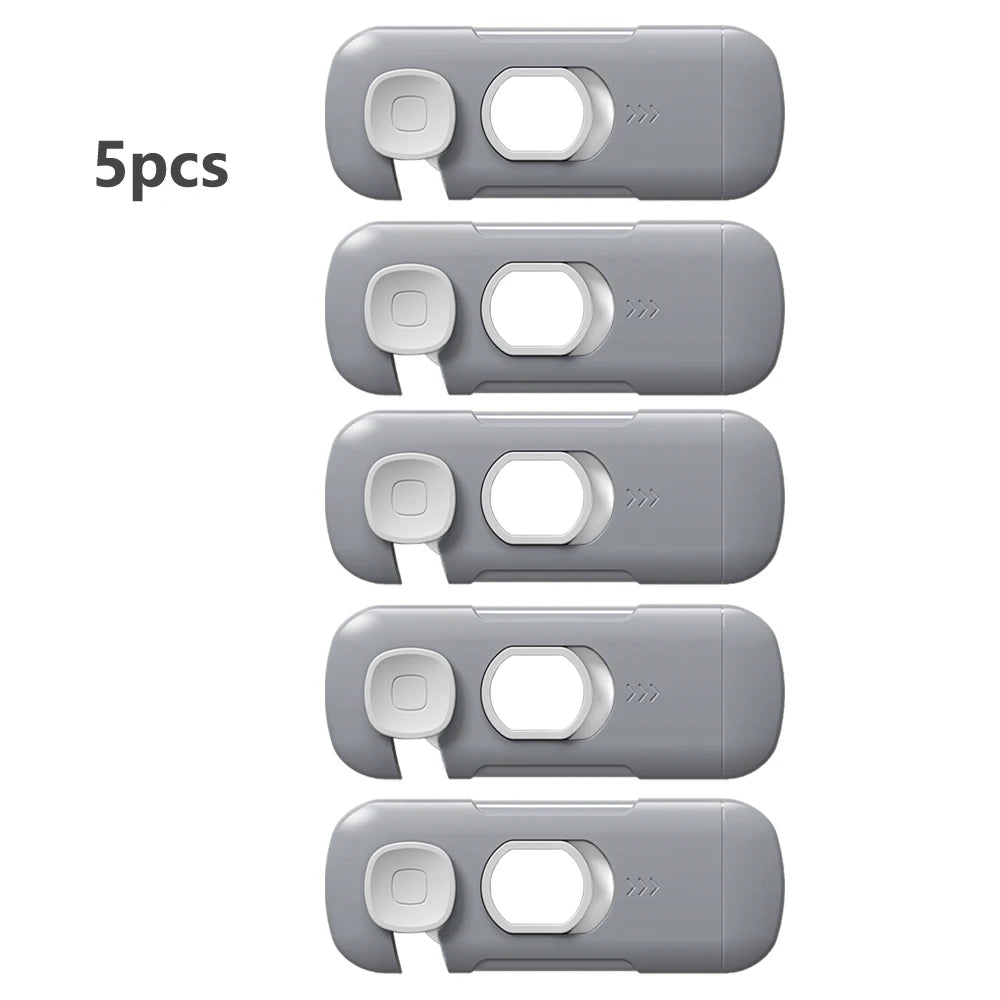 1/2/3/5Pcs Child Safety Cabinet Lock Security Protection Home Refrigerator Safety Buckle Baby Anti-Pinch Hand Drawer Door Locks