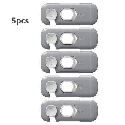 1/2/3/5Pcs Child Safety Cabinet Lock Security Protection Home Refrigerator Safety Buckle Baby Anti-Pinch Hand Drawer Door Locks