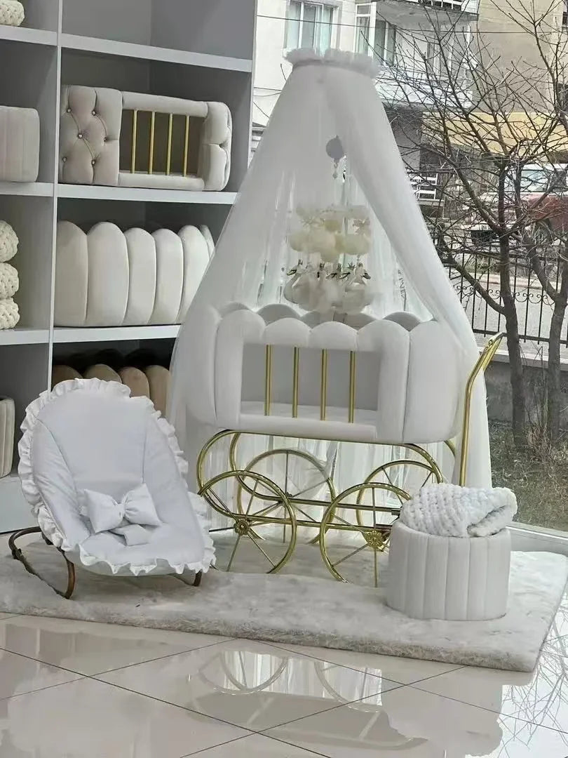 Wholesale Snoo Metal Stroller Moses Babies Luxury Bedside Crib Bed Baby Bassinet for Baby