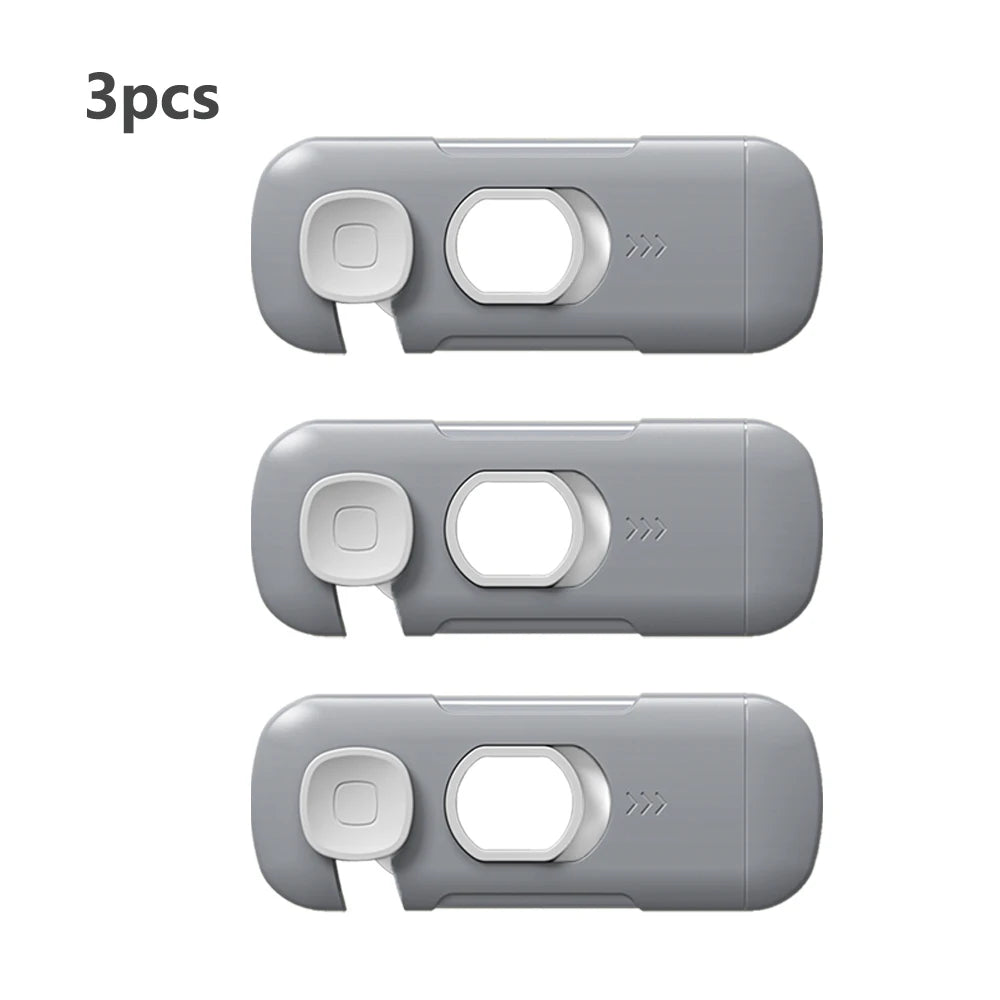 1/2/3/5Pcs Child Safety Cabinet Lock Security Protection Home Refrigerator Safety Buckle Baby Anti-Pinch Hand Drawer Door Locks