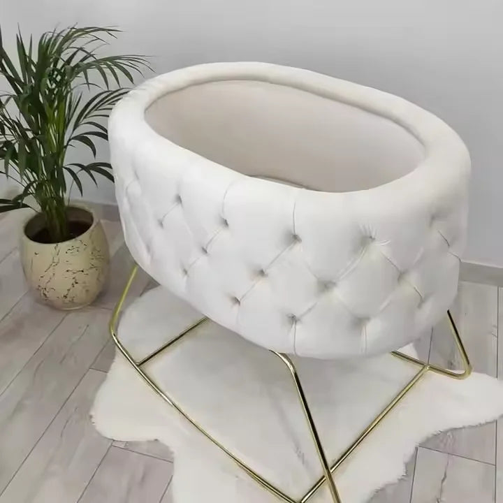 Metal Luxury Rocking Swing Moses Basket Newborn Bedside Sleeper Cribs Baby Beds Baby Bassinet