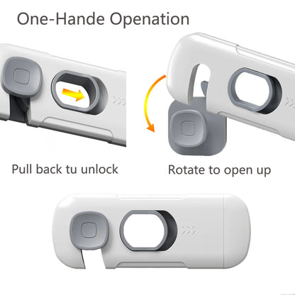 1/2/3/5Pcs Child Safety Cabinet Lock Security Protection Home Refrigerator Safety Buckle Baby Anti-Pinch Hand Drawer Door Locks