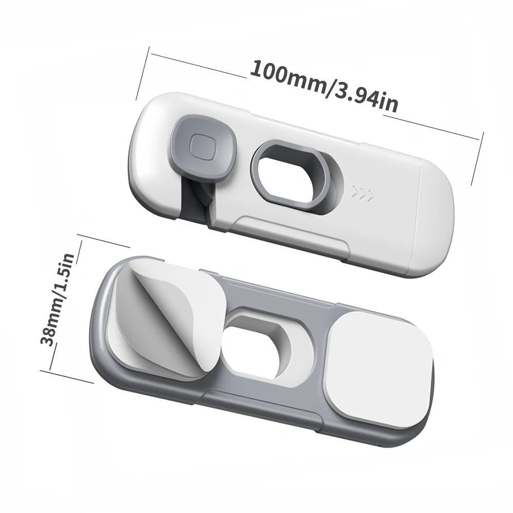 1/2/3/5Pcs Child Safety Cabinet Lock Security Protection Home Refrigerator Safety Buckle Baby Anti-Pinch Hand Drawer Door Locks