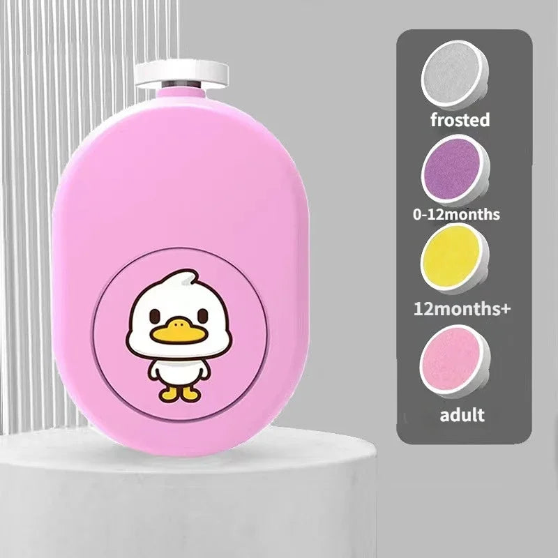 Baby Electric Nail Trimmer Kid Nail Polisher Tool Baby Care Kit Manicure Set Easy to Trim Nail Filer Clippers for Newborn