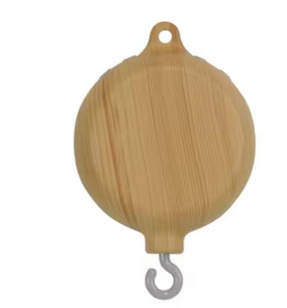 Wooden Crib Mobile Baby Bed Bell Rattle Toy Soft Felt Cartoon Bear Mobile Bracket Newborn Music Box Bed Bell Hanging Bracket Toy